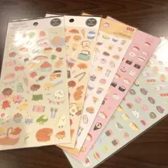 100均 ダイソー セリア シール 5枚セット 40 手帳デコ