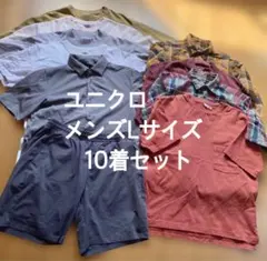ユニクロ メンズLサイズのみ 春、夏、秋10着セット