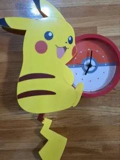 ポケットモンスター ポケモン ピカチュウ 壁掛け時計 電池式 - メルカリ
