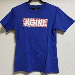 エックスガール　X girl Tシャツ　ブルー　Mサイズのサムネイル