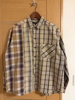 BEAMS HEART チェック柄 長袖シャツ Sサイズ