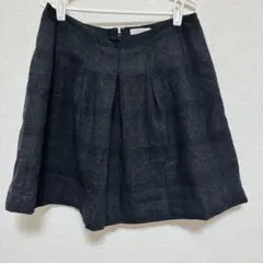 1点もの LOFT プリーツスカート サイズ4 ダークグレー