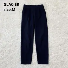 【GLACIER グラシア】テーパードパンツ ブラック レディース【M】