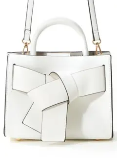 GRL 2Wayノットレザートートバッグ[tr414] オフホワイト