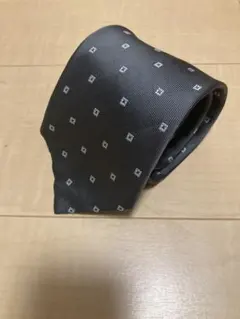 最終価格 THE SUIT COMPANY 小紋柄 ネクタイ グレーのサムネイル