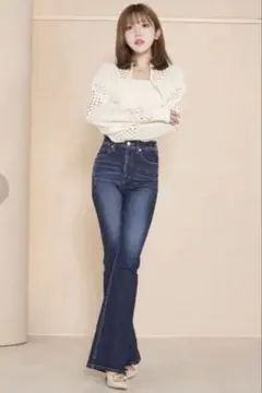 Darich ブーツカットデニムパンツ M BLU ダーリッチのサムネイル