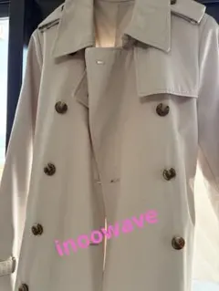 COACH ベージュ ダブルブレスト トレンチコート - メルカリ
