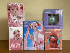 初音ミク 桜ミク ほか フィギュア 5体セット