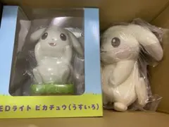 新品未開封　ぽこあポケモン ピカチュウ（うすいろ）ライト＋ぬいぐるみ