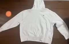 Calvin Klein パーカー ホワイト L (カルバンクライン白パーカー)