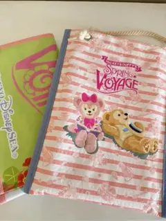 東京ディズニーシーで購入　ダッフィー　レジャーシート　スプリングヴォヤッジ