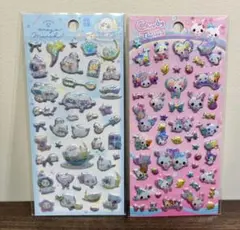 【２枚セット】ゆめかわぷくぷくシール