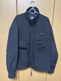 Columbia 黒 ジャケット メッシュポケット付き