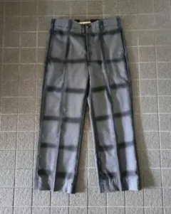 marni ペイントチェック スラックス GRAY 48のサムネイル