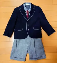 フォーマルスーツ ネイビー サイズ110