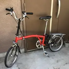 BROMPTON ブロンプトン 折りたたみ 自転車 内装3段ギア レッドUSEDのサムネイル