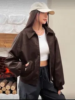 ブラウン　ジャケット