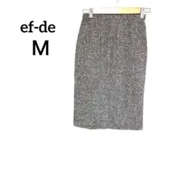 エフデ ウール80% タイトスカート ひざ丈 M 日本製 上品