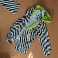 ゴルフウェア　le coq sportif ストライプ レインコート M