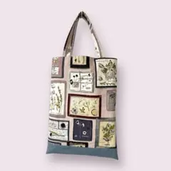 トートバック 御朱印帳入 手提げバック ハンドメイド 小さ目バック ポケット付き