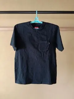 美品Supreme Pocket Tee Black Mサイズ 無印胸ポケット - メルカリ