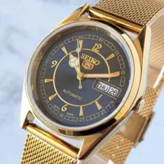 セイコー5☆オーバーホール済☆自動巻デイデイト☆ヴィンテージ70S
