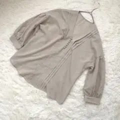 EVERY VERY ナイスクラップ ブラウス 長袖 フリー ゆったり