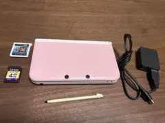 [週末値下げ中]ニンテンドー3DS LL ピンク 本体、モンスターハンタークロス