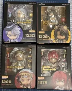 【ねんどろいど】ツイステ4体セット／リドル、レオナ、アズール、カリム