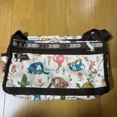 LeSportsac 動物柄 ショルダーバッグ ポーチ付き