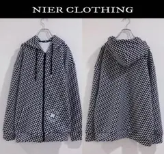 NieR Clothing キルティング調 ZIP OUTER パーカー 古着