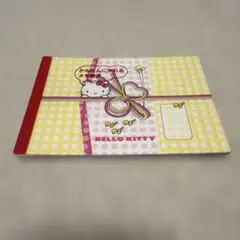 平成レトロ　ハローキティ　メモ帳　メモ封筒