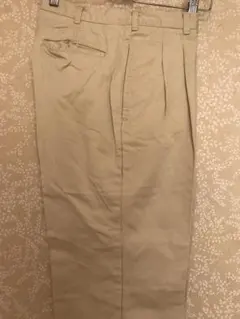 EDWIN TROUSERS エドウィン　チノパンツ 2タック ベージュのサムネイル