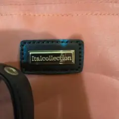 Italcollection オレンジ トートバッグ