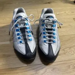 Nike Air Max 95 シルバー/ブルー スニーカー