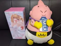 ドラゴンボール 魔人ブウぬいぐるみとフィギュアセット