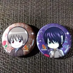 銀魂 J-WORLD限定 非売品 缶バッジ 沖田＆高杉