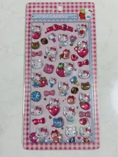 ハローキティ ボンボンドロップシール　3Dステッカー