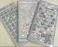 新品【サンリオ3シート】ボンボンドロップmini 硬いシール　［P37］
