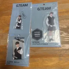 &TEAM 缶バッジ・クリアスタンド・アクリルキーチェーン HARUA ハルア