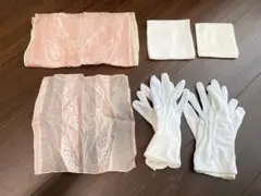 ウェディンググローブと小物セット