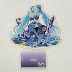 初音ミク×ダブルオーガンダム ビッグアクリルスタンド