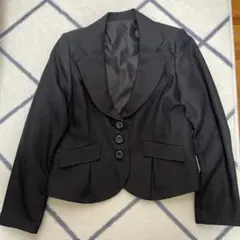 黒スーツ　ジャケット　スカートセット