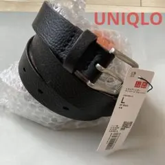 【新品タグ付】UNIQLO イタリアンレザーヴィンテージナローベルト　Ｌサイズ