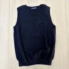 familiar 小学校受験　女の子　ネイビー　ニットベスト　130