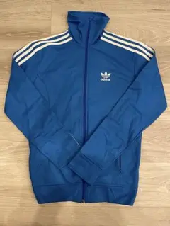 【美品】adidas 青 ジップアップ トラックジャケット　EUROPA TT