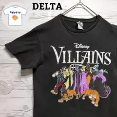 Disney　ディズニーヴィランズ　悪役キャラクター　集合　DELTA　海外古着のサムネイル