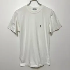 Yves Saint Laurent ワンポイントロゴ刺繍入り 半袖Tシャツ - メルカリ