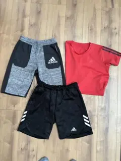 adidas ショートパンツ Tシャツ　セット