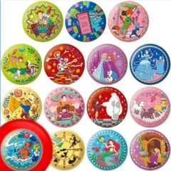 ディズニー 刺繍缶バッジ　リロ&スティッチ